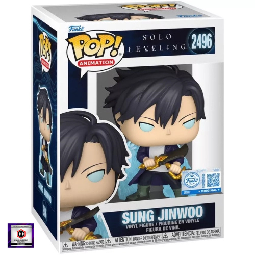 Solo Leveling Sung Jinwoo Funko Pop! Vinyl Figure #2496 Chalice Exclusive (Pre-Release)