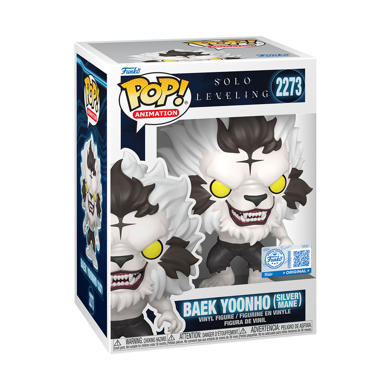 Solo Leveling Baek Yoonho Silver Mane Funko Pop! Vinyl Figure #2273 Chalice Pre-release