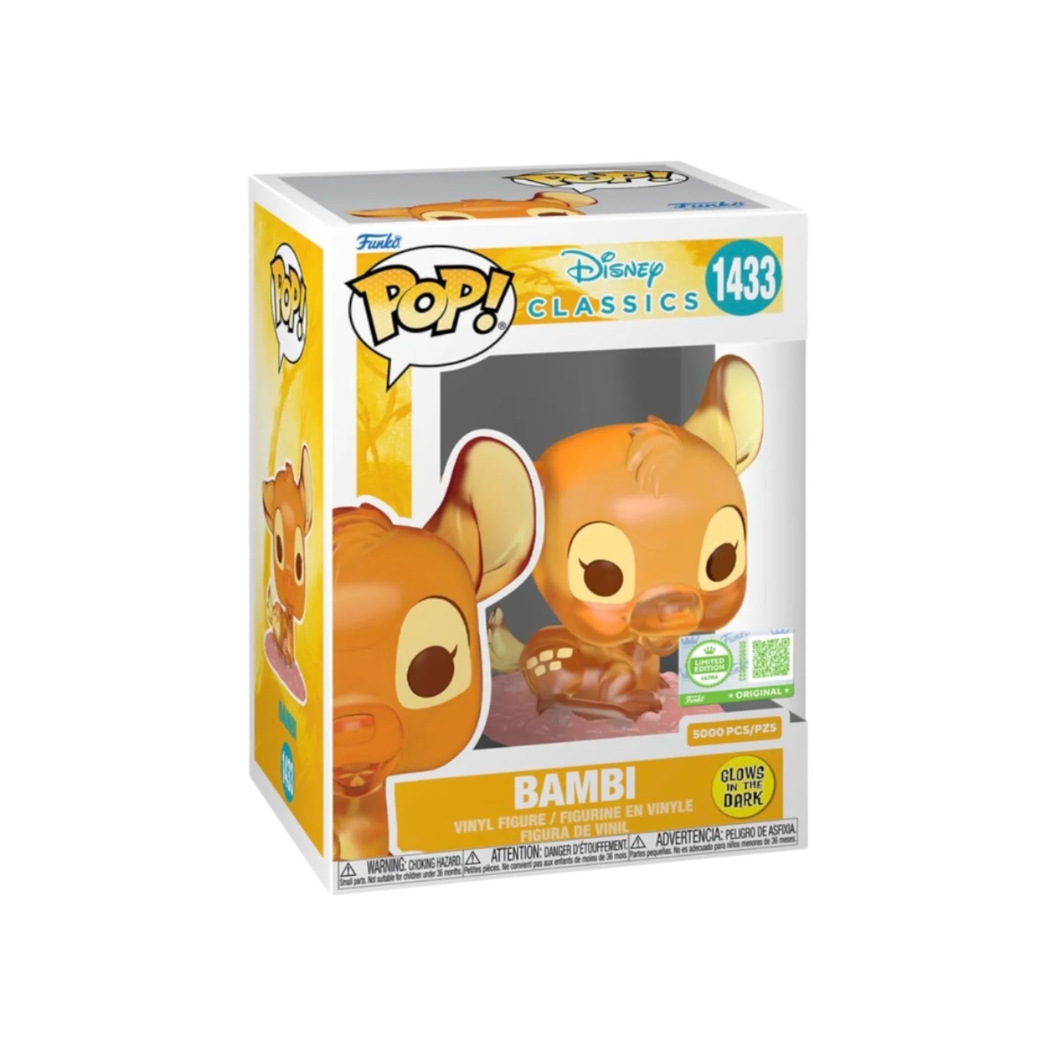 Disney: Bambi #1433 GITD LE 5000 Pcs - Barnes & Nobles Exclusive