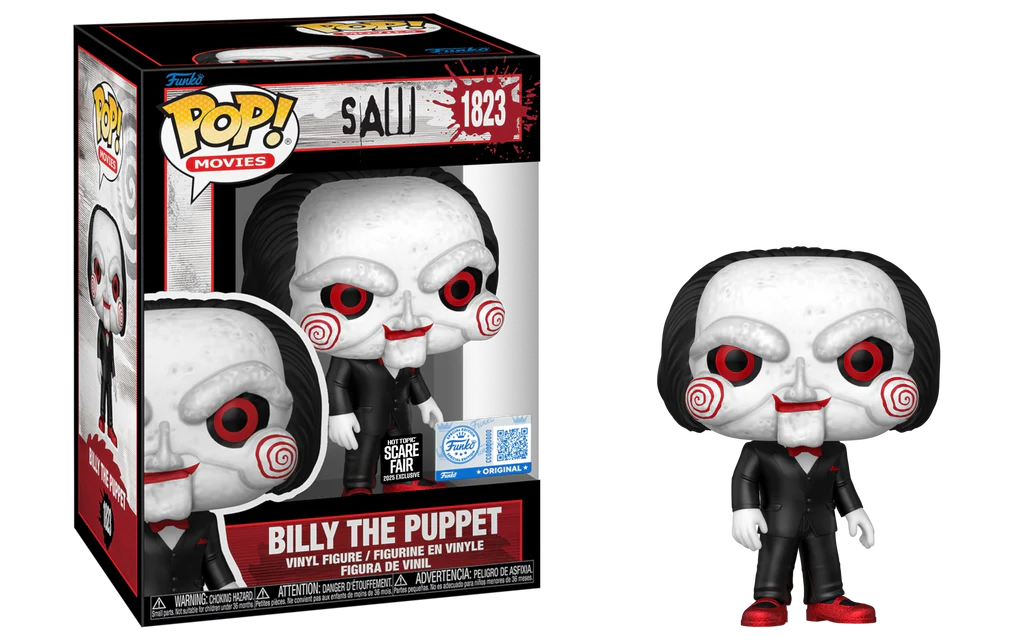 Saw: Billy The Puppet Funko Pop! Vinyl Figure #1823 - Hot Topic Scare Fair Excluisve