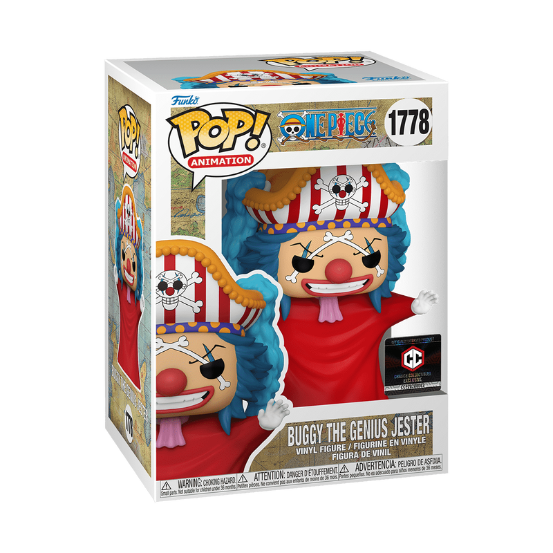 One Piece Buggy The Genius Jester Funko Pop! Vinyl Figure #1778 Pre-Release - Chalice Exclusive