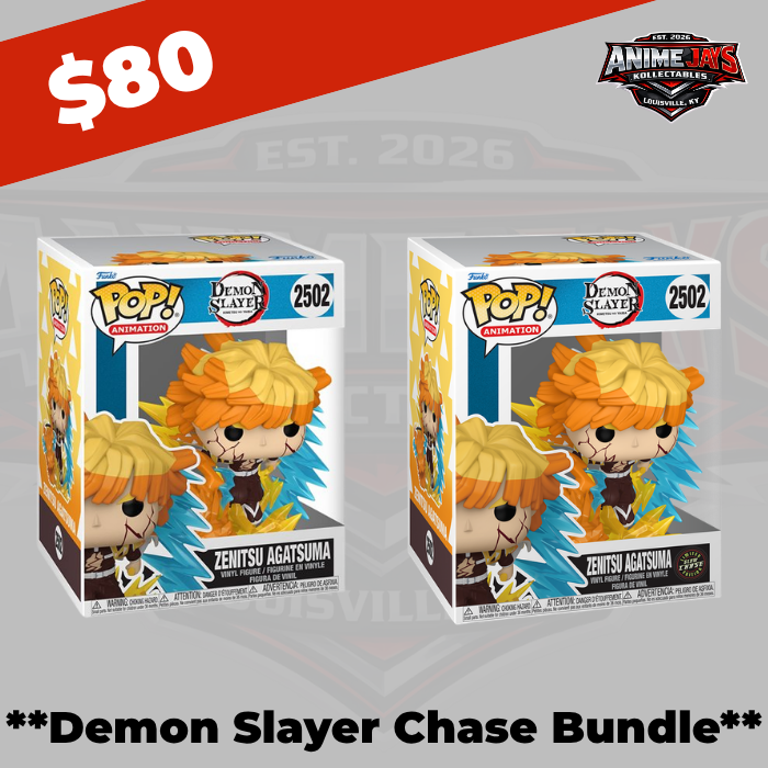 Demon Slayer Movie Zentisu Funko Pop! Vinyl Figures Chase Bundle