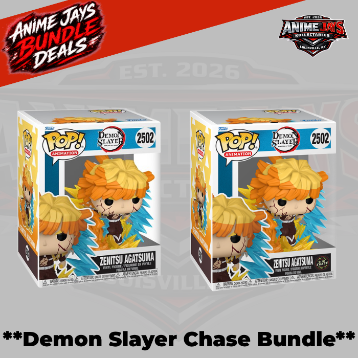 Demon Slayer Movie Zentisu Funko Pop! Vinyl Figures Chase Bundle