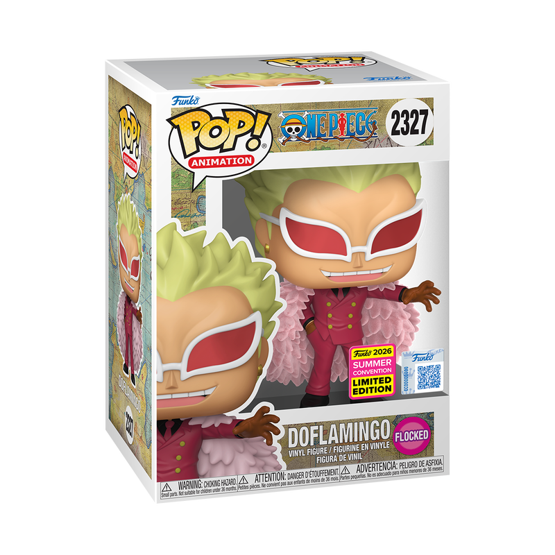 One Piece Doflamingo Funko Pop! Vinyl Figure #2327 (Flocked)