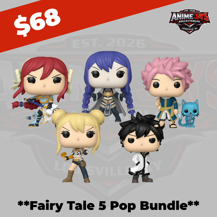 Fairy Tail Funko Pop! Vinyl Figures Bundle