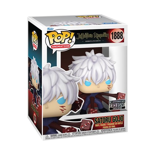 Jujutsu Kaisen Satoru Gojo Funko Pop! Vinyl Figure #1888 Entertainment Earth Exclusive