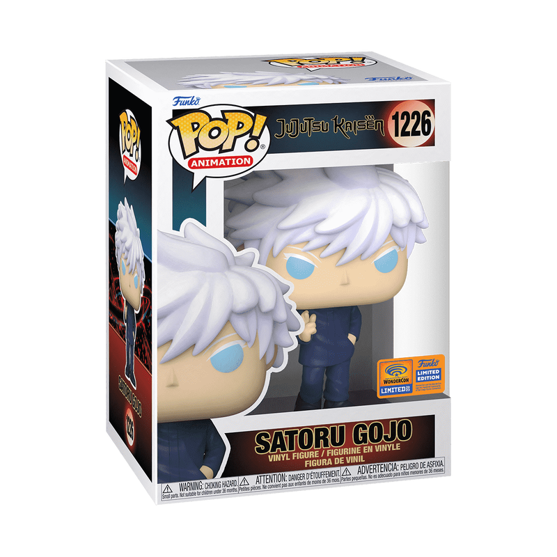 Jujutsu Kaisen Satoru Gojo (Unmasked) Funko Pop! Vinyl Figure #1226 WonderCon 2023 Exclusive