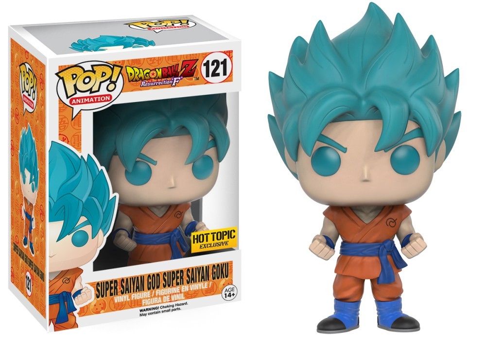 Dragon Ball Z Resurrection 'F': Super Saiyan God Super Saiyan Goku Funko Pop! #121 - Hot Topic Exclusive