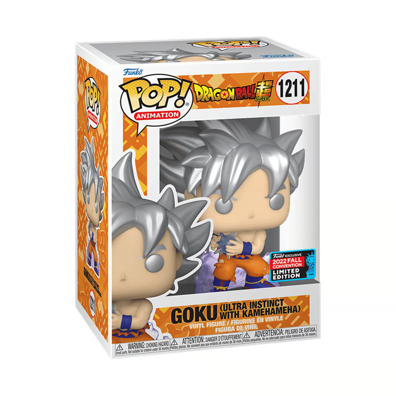 Dragon Ball Super: Goku (Ultra Instinct) Funko Pop! #1211 2022 NYCC Shared Sticker