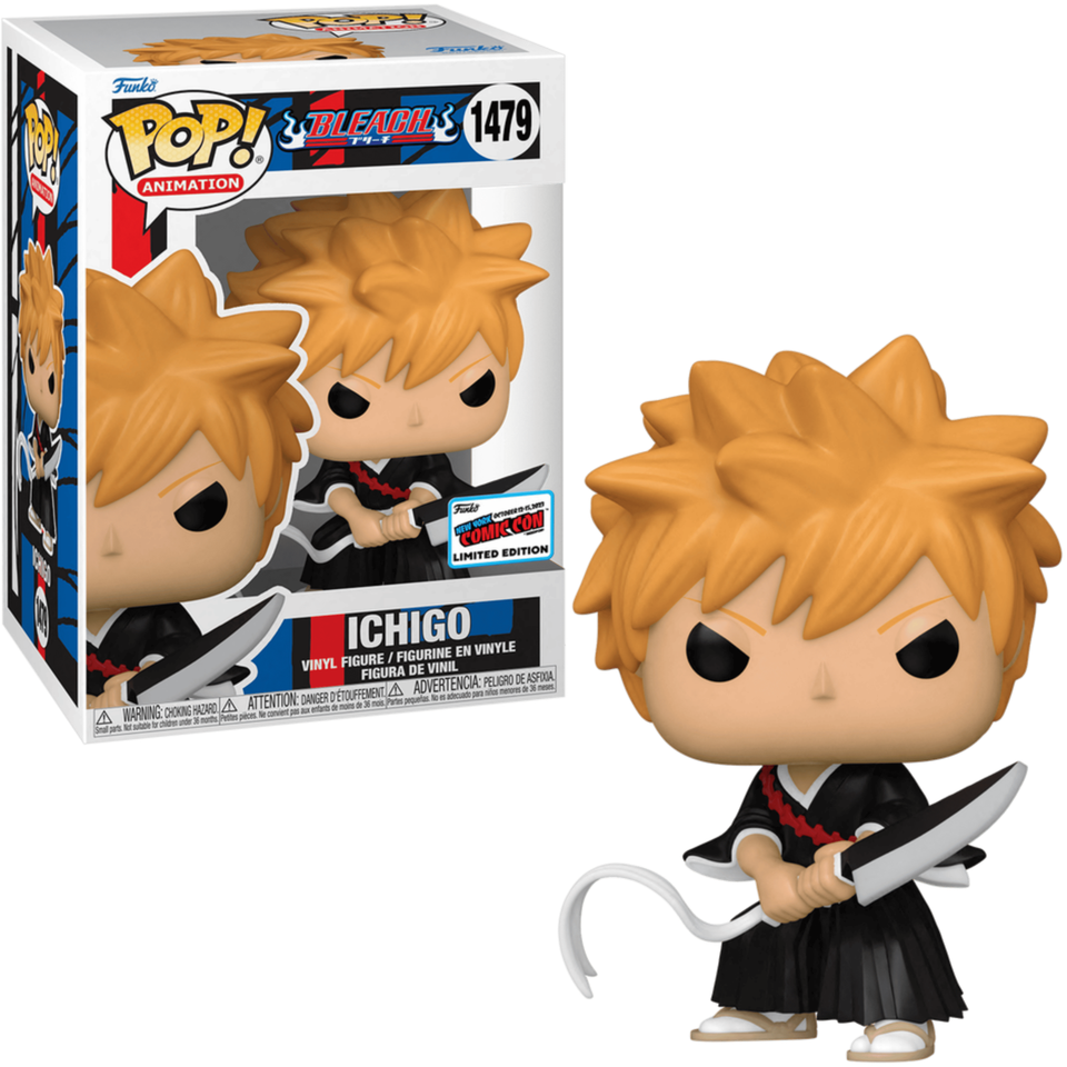Bleach: Ichigo Kurosaki Funko Pop! Vinyl Figure #1479 2023 NYCC Convention Exclusive