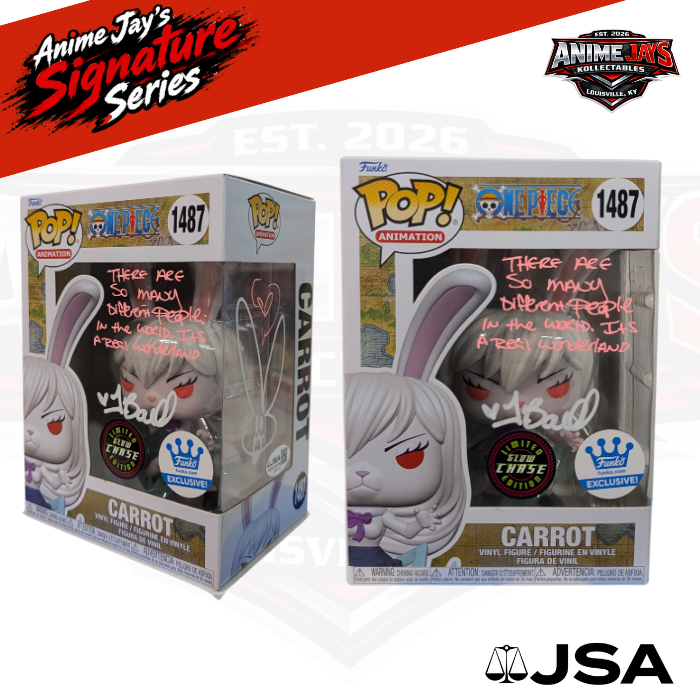 One Piece Carrot Funko Pop! Vinyl Figure #1487 Chase - Signed & Quoted By Tia Ballard #2