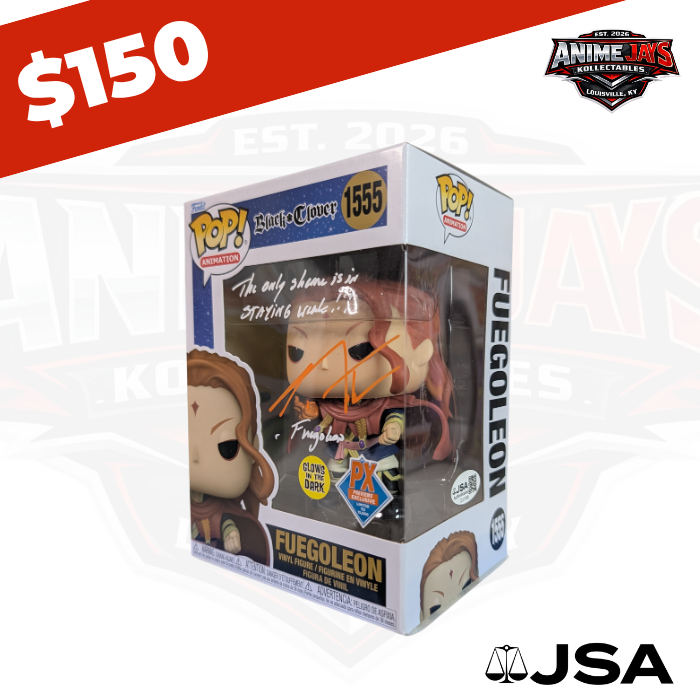 Black Clover Fuegoleon Funko Pop! Vinyl Figure #1555 Signed & Quoted By J Micheal Tatum