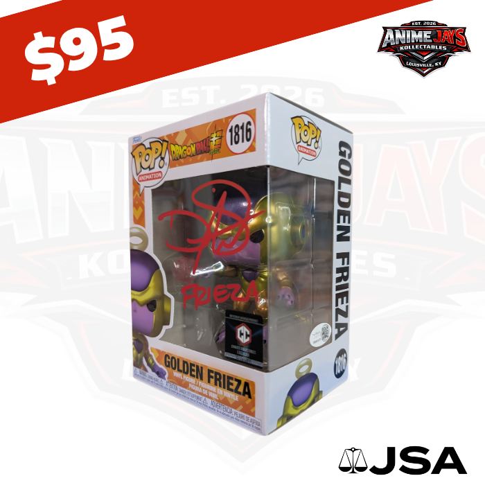 Dragon Ball Super: Golden Friza Funko Pop! #1816 - Signed By Daman Mills