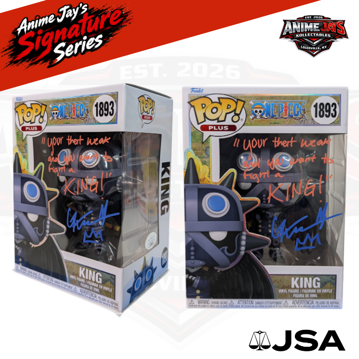 One Piece King Funko Pop! Vinyl Figure #1893 Signed & Quoted By Gabe Kunda #2