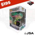 One Piece Roronoa Zoro Funko Pop! Vinyl Figure #327 GITD Signed & Quoted By Chris Sabat