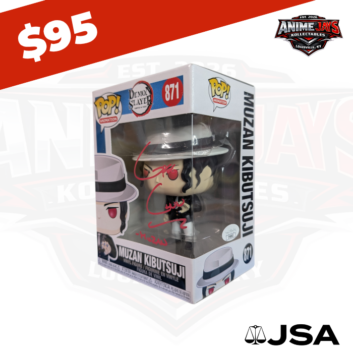 Demon Slayer: Kimetsu no Yaiba Muzan Kibutsuji Funko Pop! Vinyl Figure #871 Signed By Greg Chun