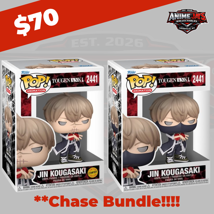 Tougen Anki Jin Kougasaki Funko Pop! Vinyl Figure #2441 Chase Bundle