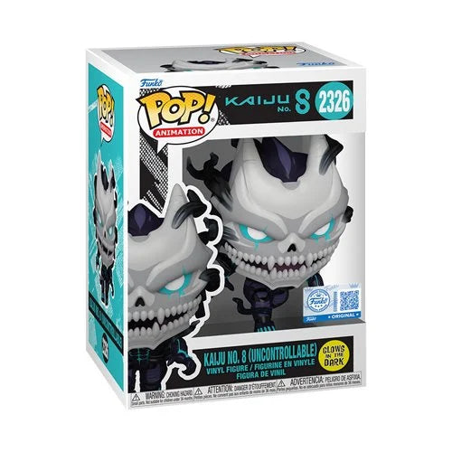 Kaiju No. 8 (Uncontrollable) Glow-in-the-Dark Funko Pop! Vinyl Figure #2326 - EE Exclusive