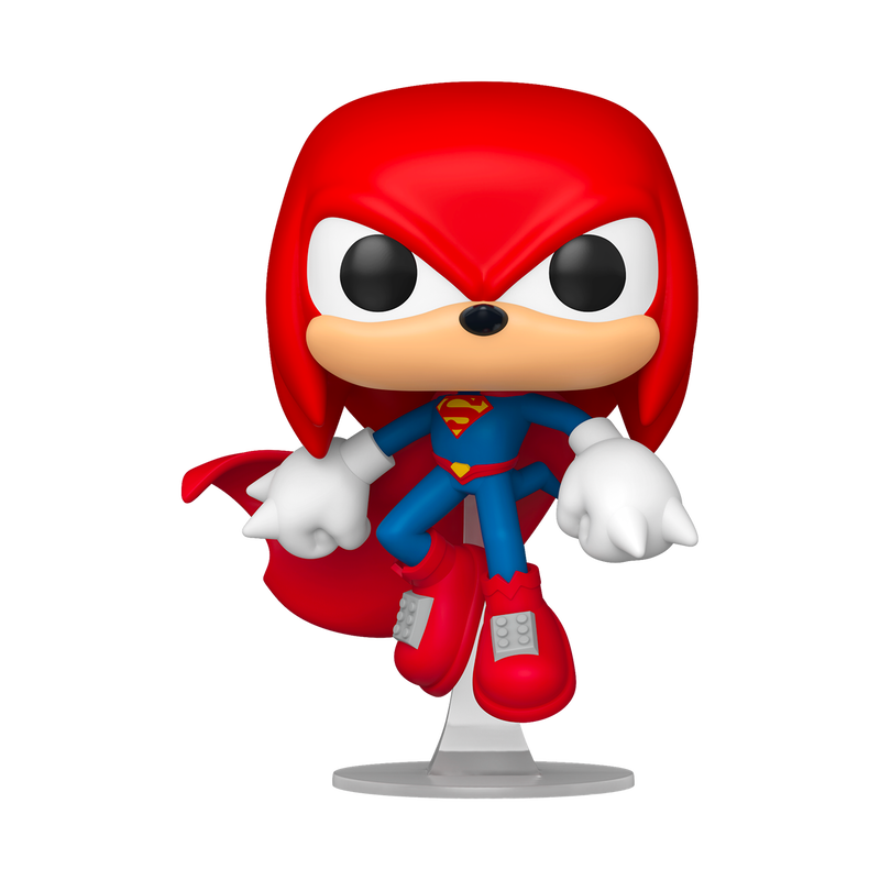 DC & Sonic The Hedgehog: Knuckles As Superman Funko Pop! Vinyl Figure #596