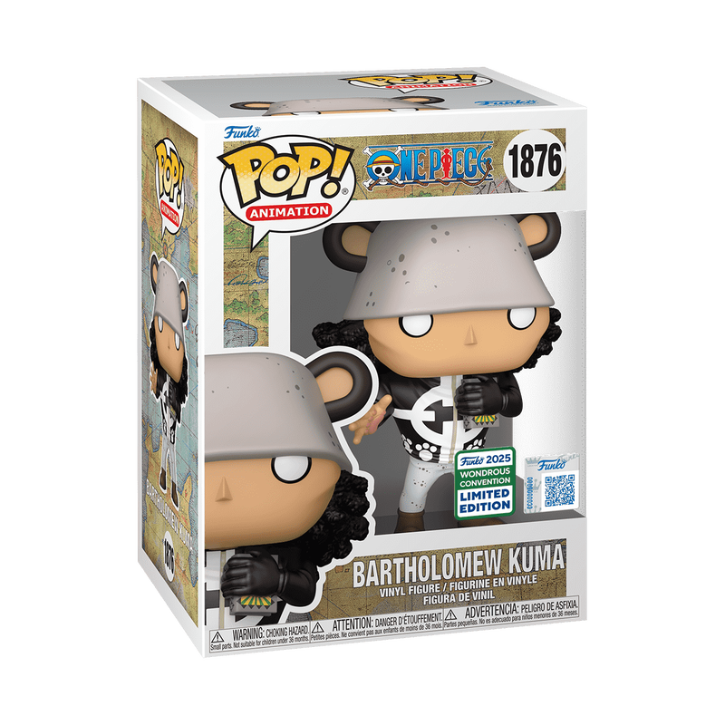 One Piece Bartholomew Kuma Funko Pop! Vinyl Figure #1876 2025 Wonder Con Shared