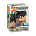 One Piece Monkey D. Luffy with Flag Funko Pop! Vinyl Figure #2214 - Entertainment Earth Exclusive