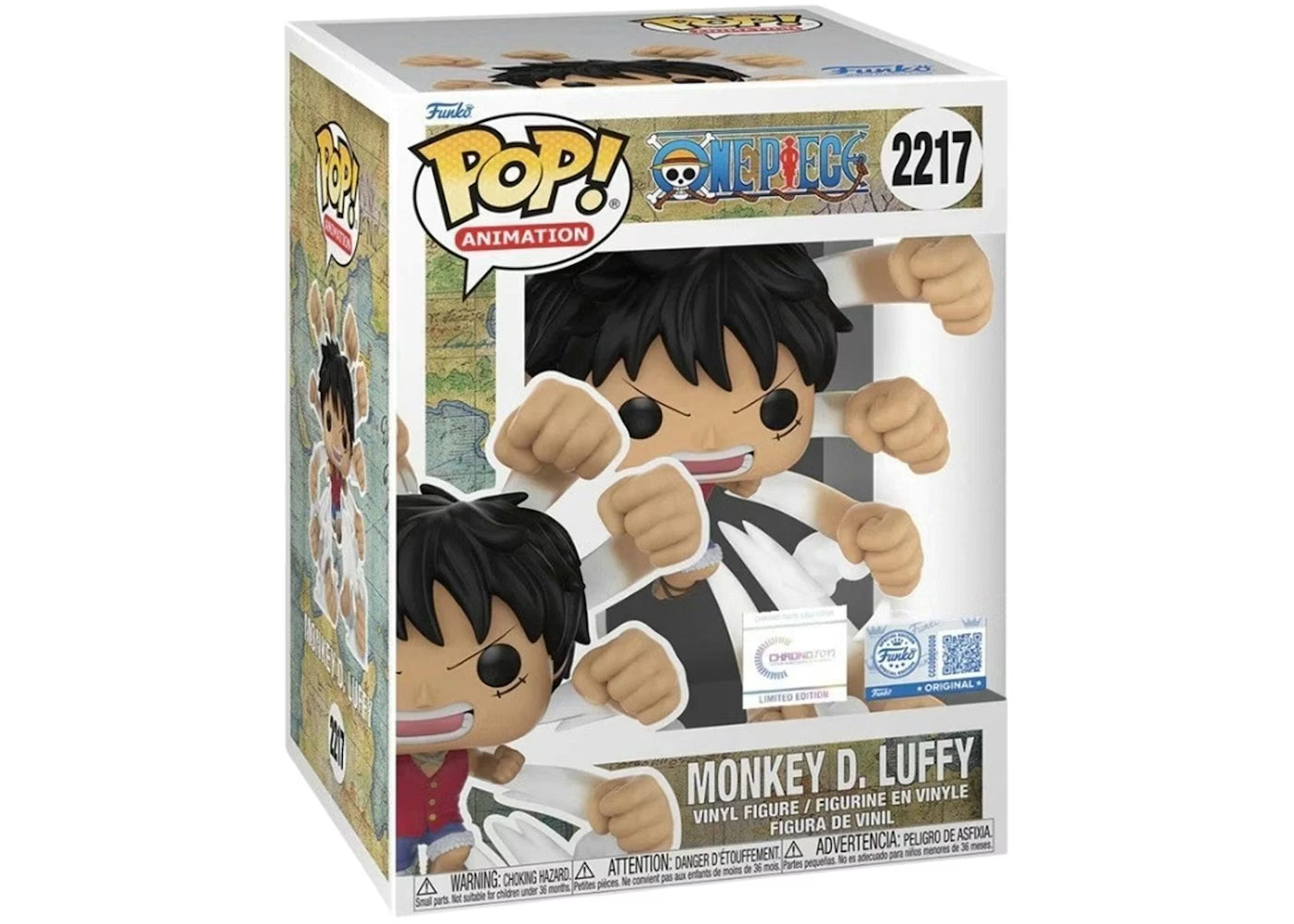 One Piece Monkey D. Luffy Funko Pop! Vinyl Figure #2217 -Pre-release Chronos Exclusive