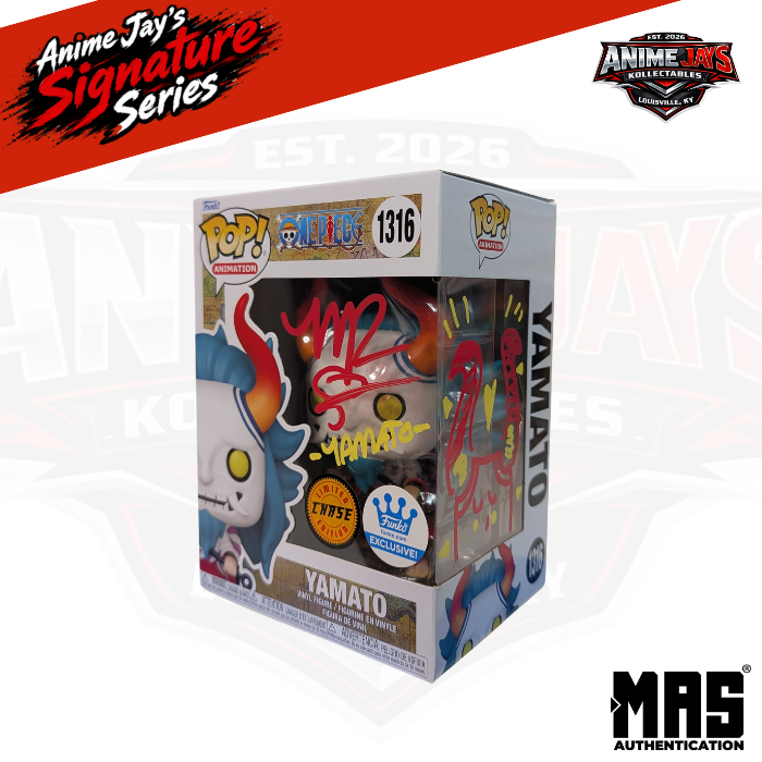 One Piece Yamato Funko Pop! Vinyl Figure #1316 Chase - Signed With Art By Michelle Rojas