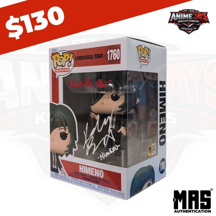 Chainsaw Man: Himeno Funko Pop! Vinyl Figure #1760 Signed & Quoted By Katelyn Barr #2