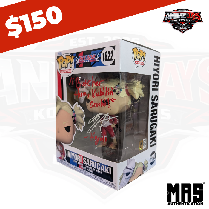 Bleach: Hiyori Sarugaki Funko Pop! Vinyl Figure #1822 Signed & Quoted By Laura Baily