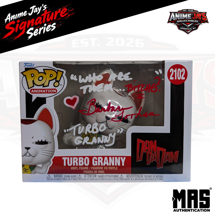 Dandadan Turbo Granny Funko Pop! Vinyl Figure #2102 - Signed & Quoted by Barbara Goodson