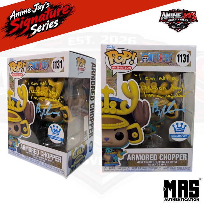 One Piece Armored Chooper Funko Pop! Vinyl Figure #1131 Signed & Quoted By Brina Palencia