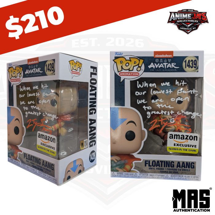 Avatar Last Airbender: Floating Aang Funko Pop! Vinyl Figure #1439 Signed & Quoted By Zach Tyler Eisen