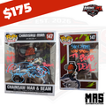 Chainsaw Man: Reze Arc Chainsaw Man and Beam Funko Pop! Ride Deluxe #147 Signed & Quoted By Derick Snow #1