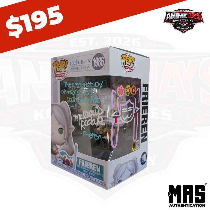 Frieren: Beyond Journey’s End Frieren Funko Pop! Vinyl Figure #1986 Signed & Quoted By Mallorie Rodak #1