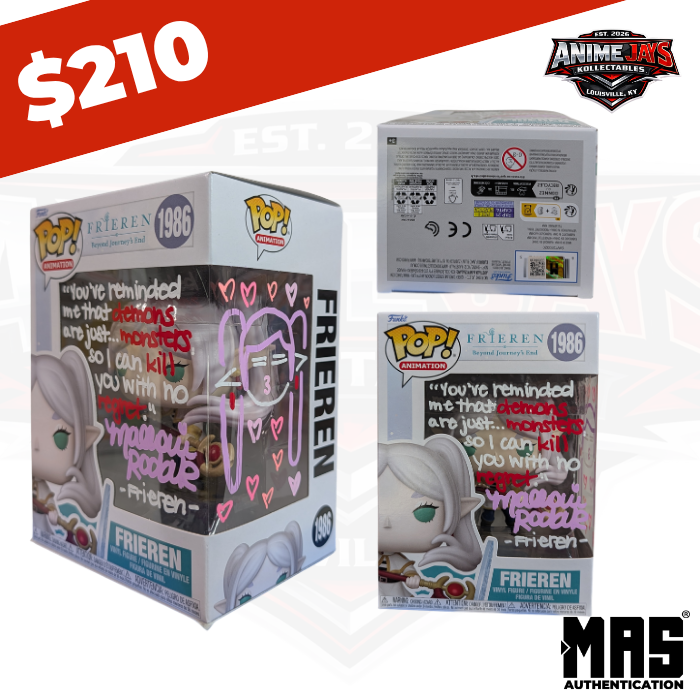 Frieren: Beyond Journey’s End Frieren Funko Pop! Vinyl Figure #1986 Signed & Quoted By Mallorie Rodak #2