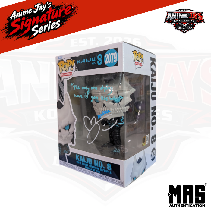 Kaiju No. 8 Kaiju No. 8 Funko Pop! Vinyl Figure #2079 Signed & Quoted by Nazeeh Tarsha