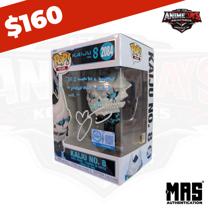 Kaiju No. 8 Kaiju No. 8 Funko Pop! Vinyl Figure #2084 Signed & Quoted by Nazeeh Tarsha (Copy)