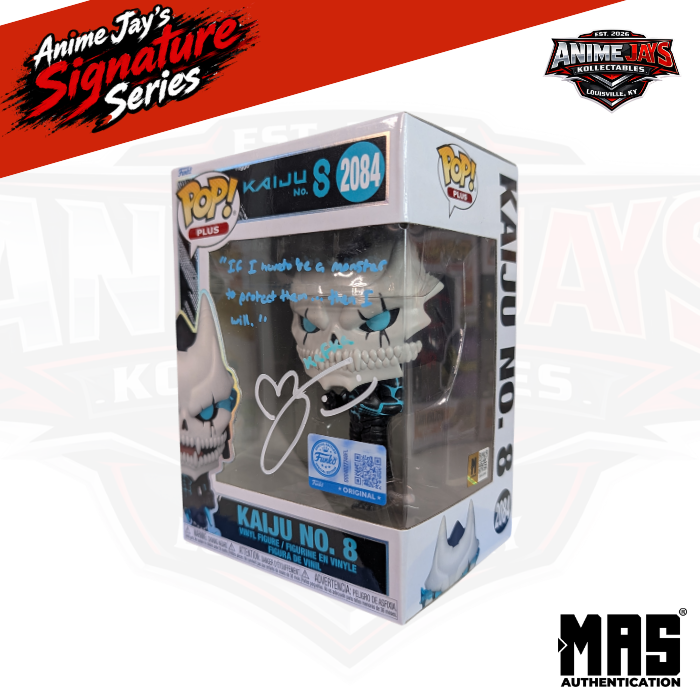 Kaiju No. 8 Kaiju No. 8 Funko Pop! Vinyl Figure #2084 Signed & Quoted by Nazeeh Tarsha (Copy)