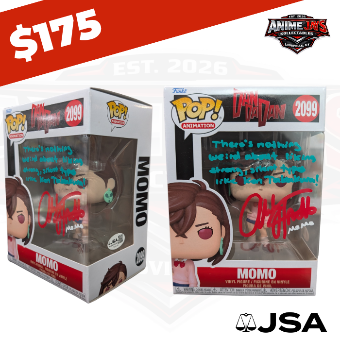 Dandadan Funko Momo Pop! Vinyl Figure #2099 - Signed & Quoted By Abby Trott