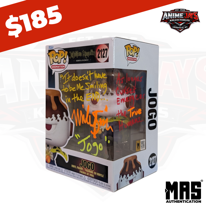 Jujutsu Kaisen: Jogo Funko Pop! Vinyl Figure #2127 Signed & Quoted By Michael Sorich #2