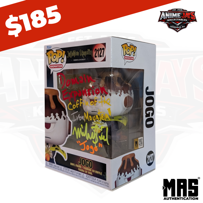 Jujutsu Kaisen: Jogo Funko Pop! Vinyl Figure #2127 Signed & Quoted By Michael Sorich #1