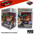 One Piece Rob Lucci Funko Pop! Vinyl Figure #2140 Shared Con Sticker Signed & Quoted By Jason Liebrecht