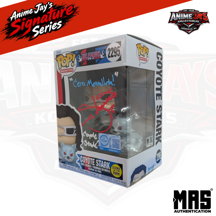 Bleach: Coyote Stark Funko Pop! Vinyl Figure #2295 - Signed & Quoted By Keith Silverstein