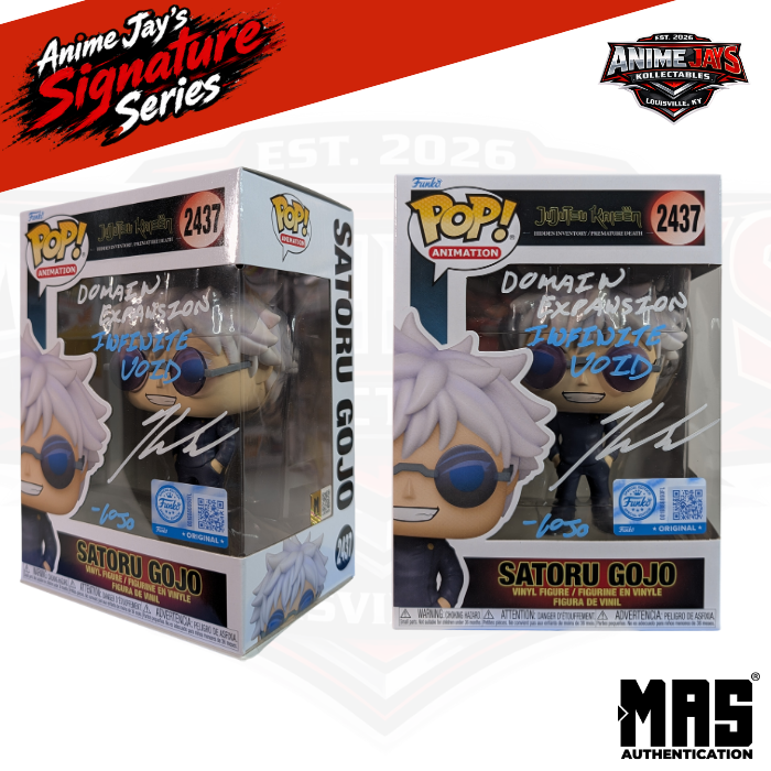 Jujutsu Kaisen Satoru Gojo Funko Pop! Vinyl Figure #2437 - Signed & Quoted By Kaiji Tang #2