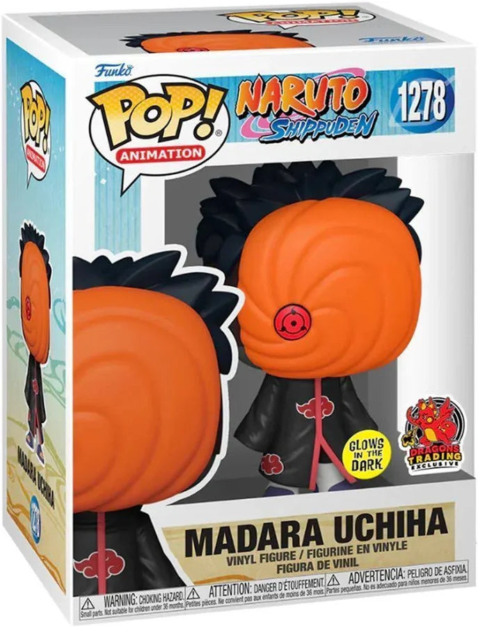 Naruto: Shippuden Madara Uchiha Funko Pop! Vinyl Figure #1278 GITD