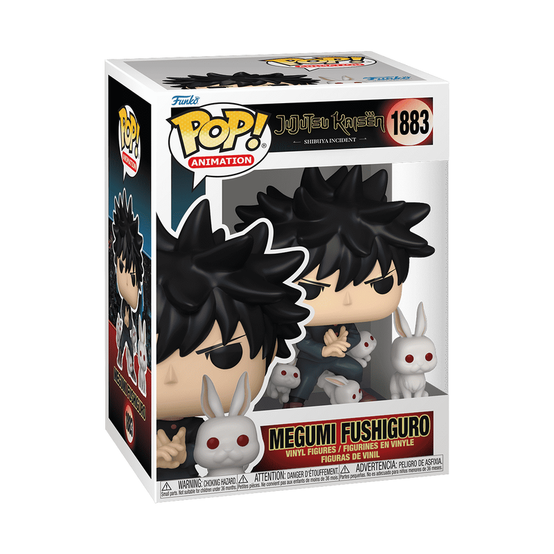 Jujutsu Kaisen Megumi Fushiguro with Rabbits Funko Pop! Vinyl Figure and Buddy #1883