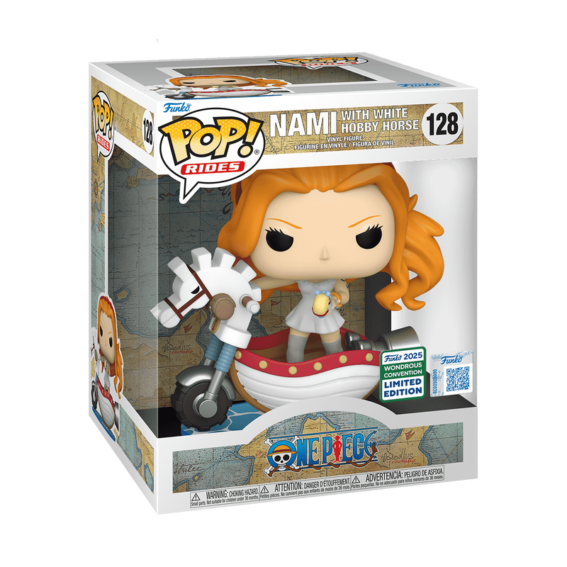 One Piece Nami With White Horse Funko Pop! Vinyl Figure #128 - 2025 Wonder Con Exclusive Shared
