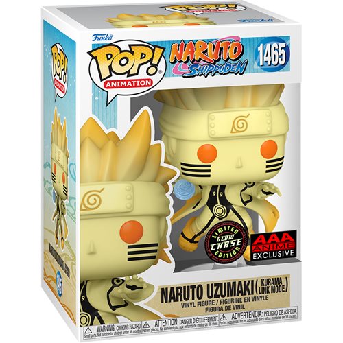 Naruto: Shippuden Naruto Uzumaki Kurama Link Mode Funko Pop! Vinyl Figure #1465 - Chase AAA Anime Exclusive
