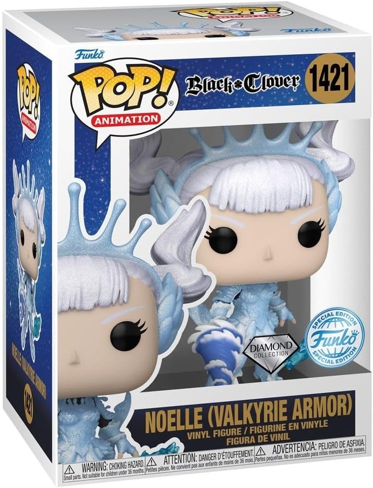 Black Clover Noelle (Valkyrie Armor) Diamond Glitter Funko Pop! Vinyl Figure #1421 - Special Edition