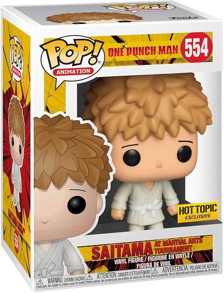 One Punch Man Saitama Funko Pop! Vinyl Figure #554 - Hot Topic Exclusive
